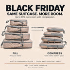 The Method Set – 4-Piece Compression Packing Cubes