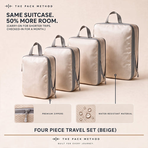 The Method Set – 4-Piece Compression Packing Cubes