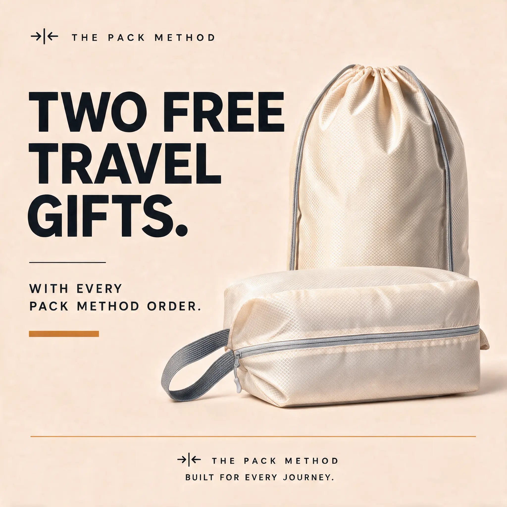 The Method Set – 4-Piece Compression Packing Cubes